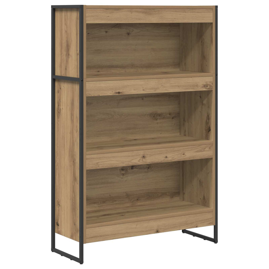 Boekenkast Ambachtelijk eiken 80 x 30 x 155 cm Bewerkt hout