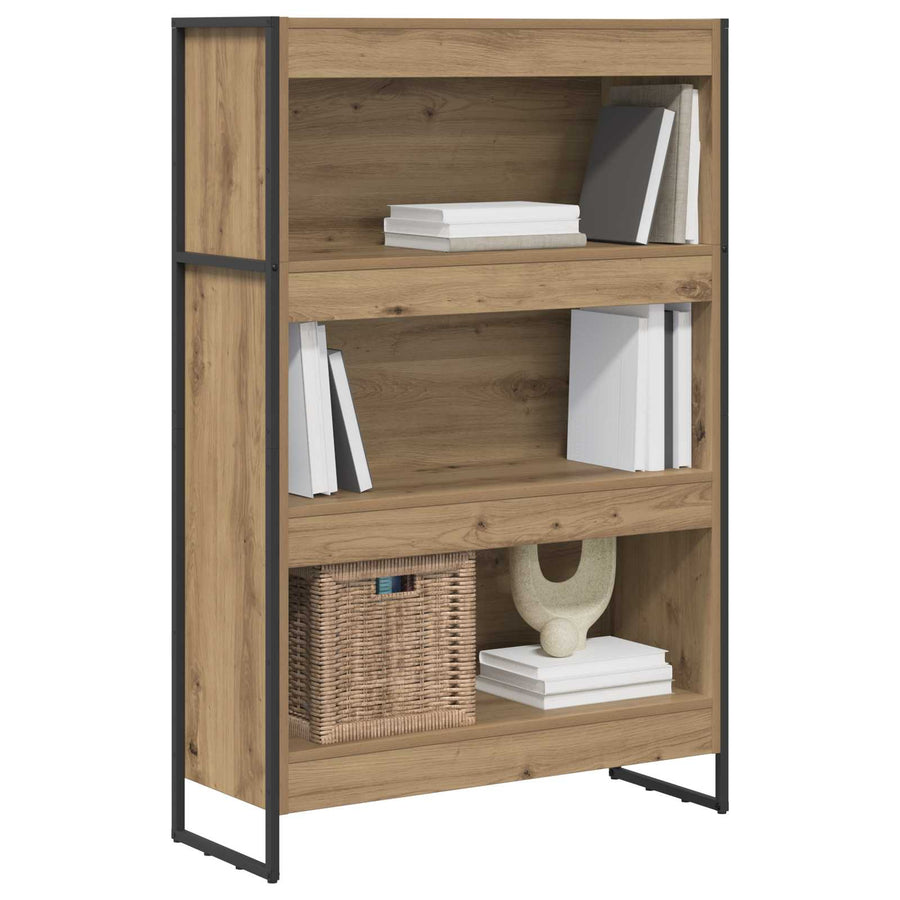 Boekenkast Ambachtelijk eiken 80 x 30 x 155 cm Bewerkt hout