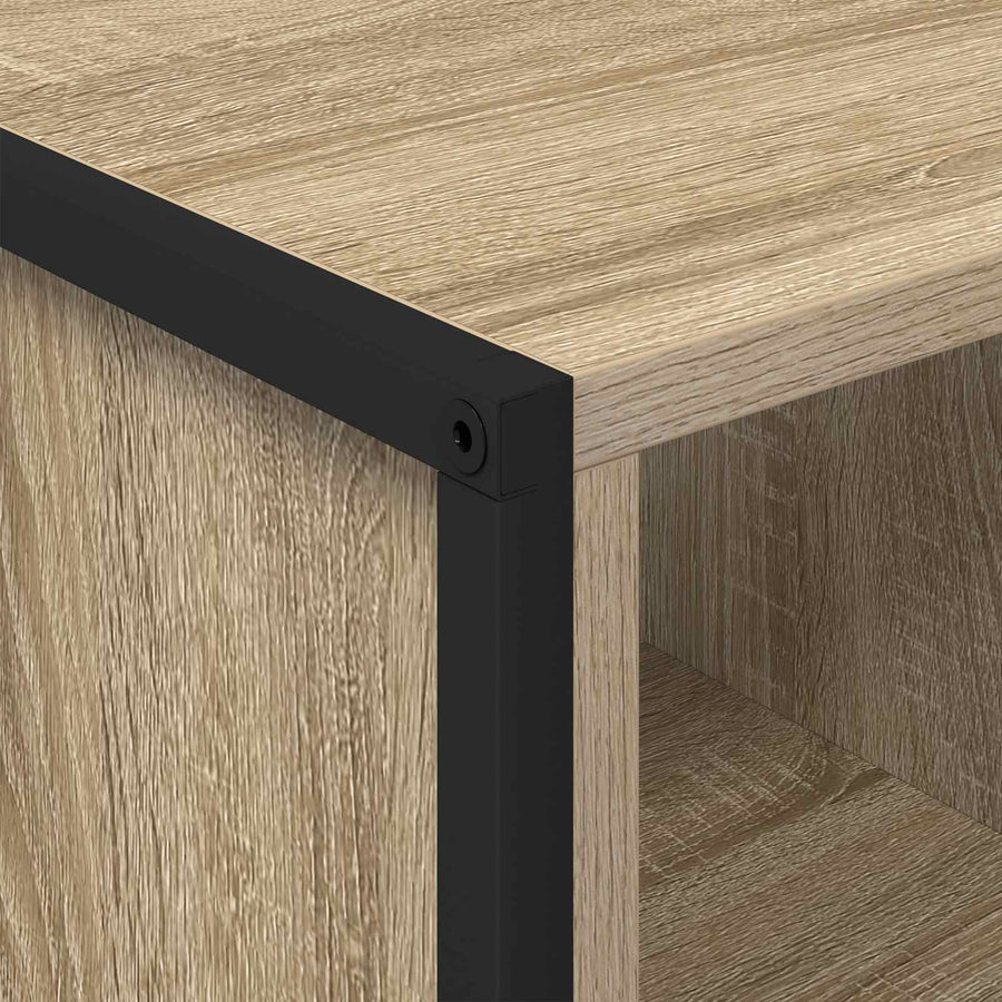 Salontafel Sonoma 80 x 50 x 40 cm Bewerkt hout