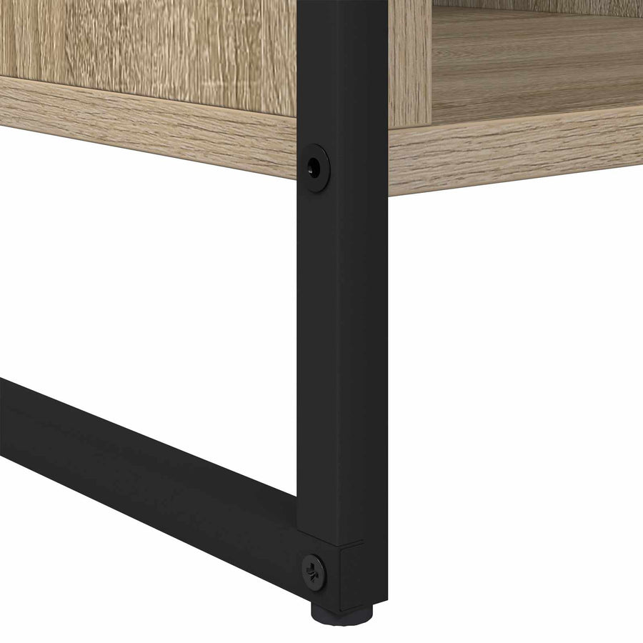 Salontafel Sonoma 80 x 50 x 40 cm Bewerkt hout