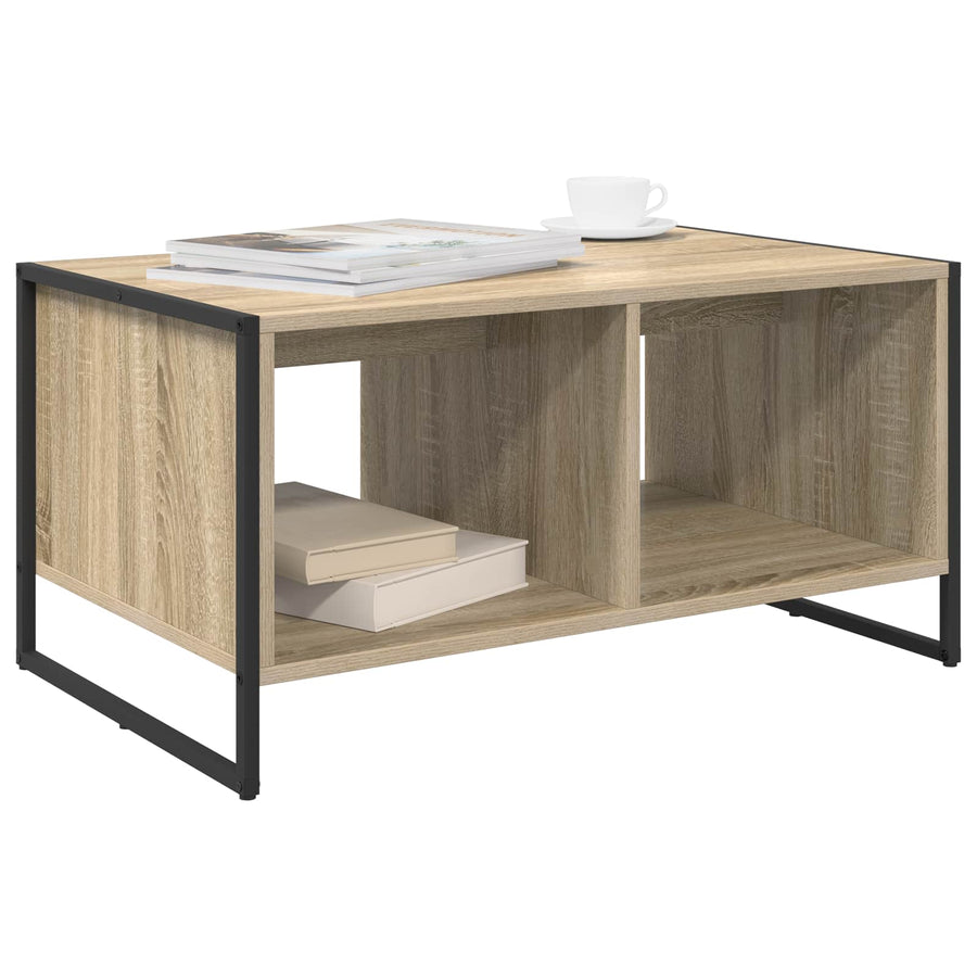 Salontafel Sonoma 80 x 50 x 40 cm Bewerkt hout