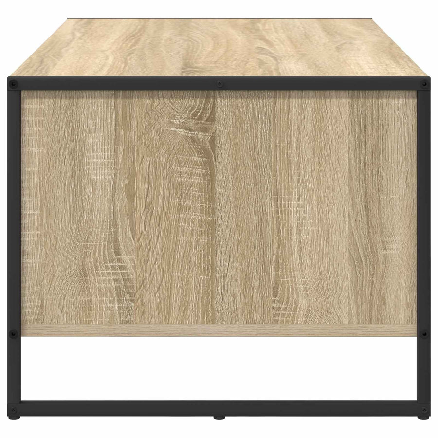 Salontafel Sonoma 80 x 50 x 40 cm Bewerkt hout