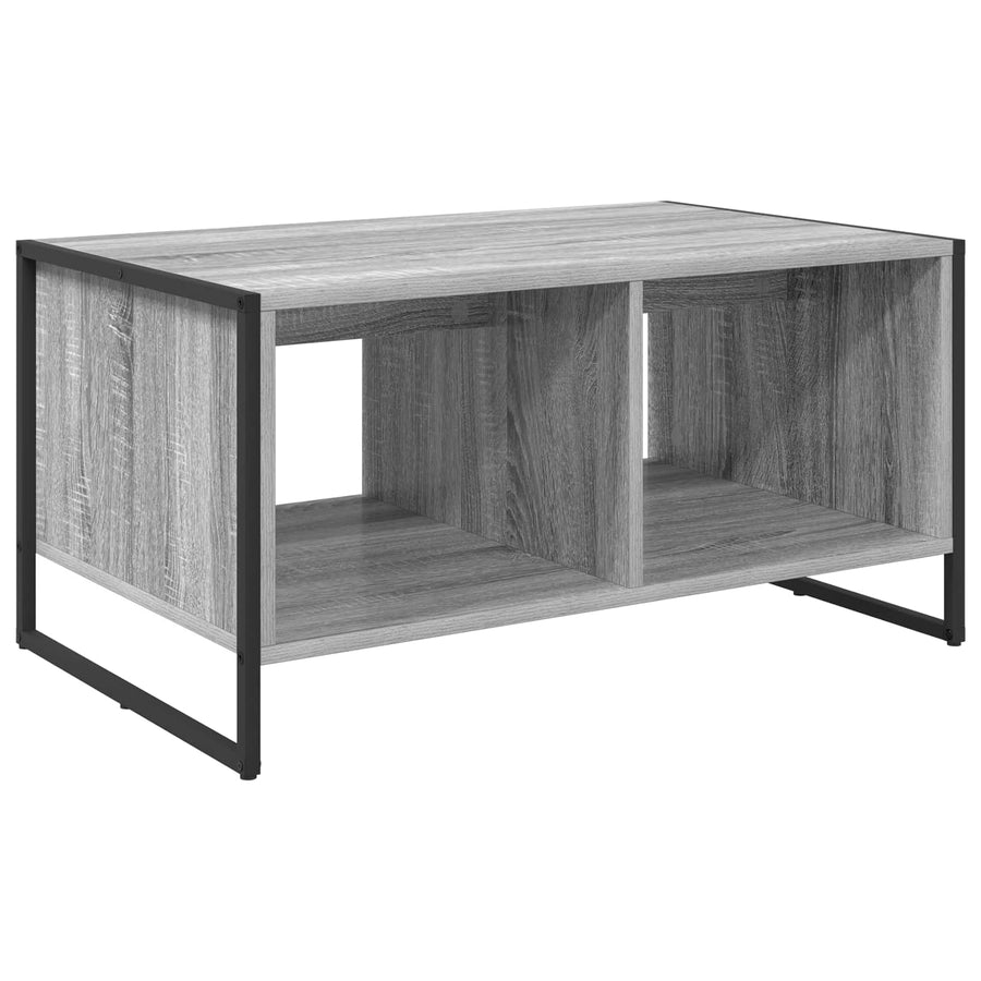 Salontafel Grijs Sonoma 80 x 50 x 40 cm Bewerkt hout