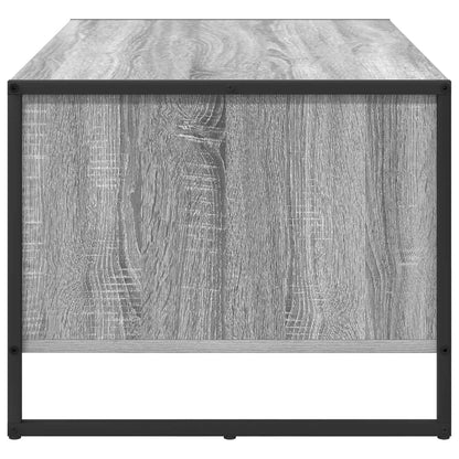 Salontafel Grijs Sonoma 80 x 50 x 40 cm Bewerkt hout