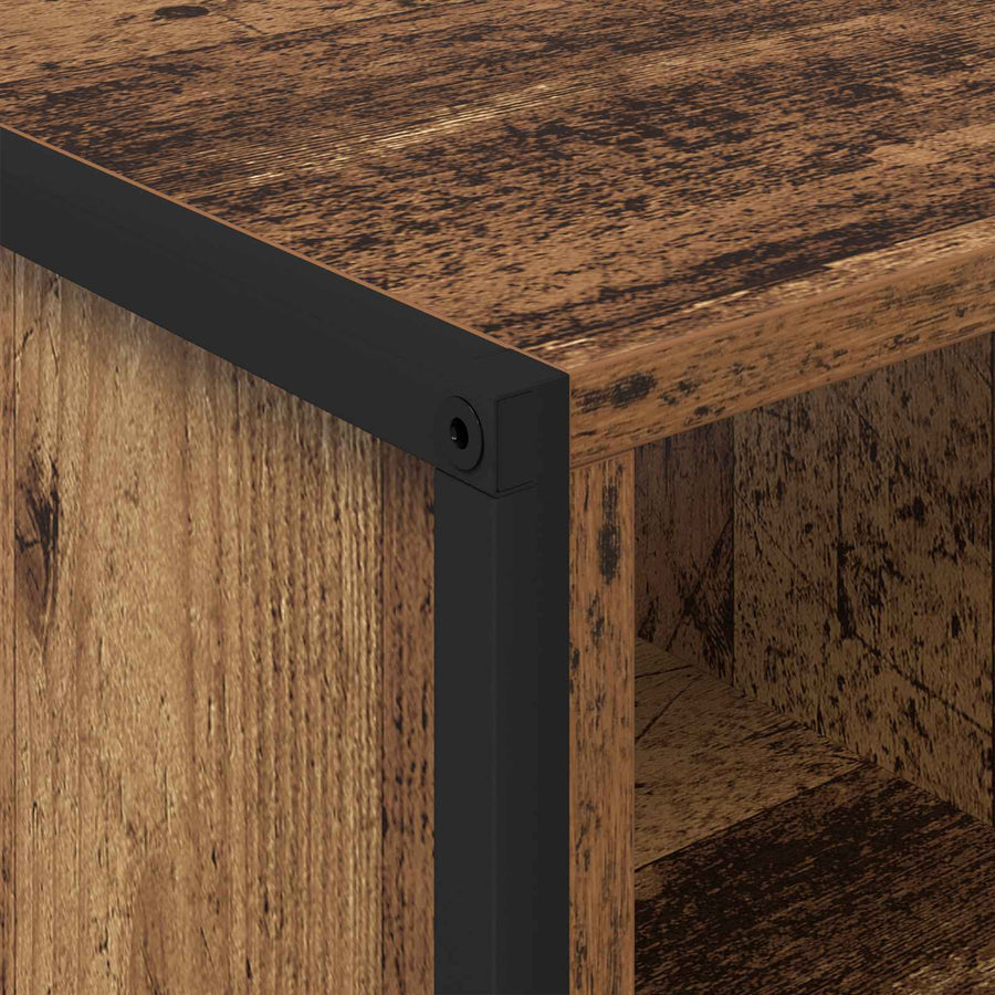 Salontafel Oud Hout 80 x 50 x 40 cm Bewerkt hout
