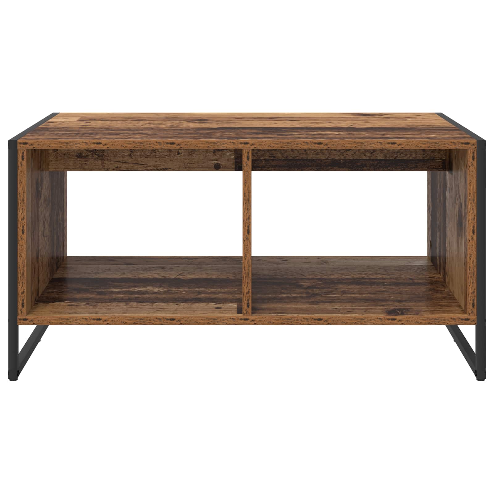 Salontafel Oud Hout 80 x 50 x 40 cm Bewerkt hout