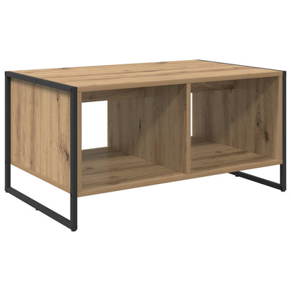 Salontafel Ambachtelijk eiken 80 x 50 x 40 cm Bewerkt hout