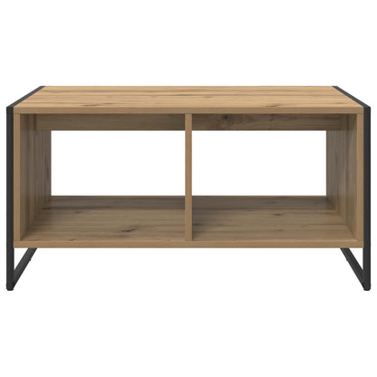 Salontafel Ambachtelijk eiken 80 x 50 x 40 cm Bewerkt hout