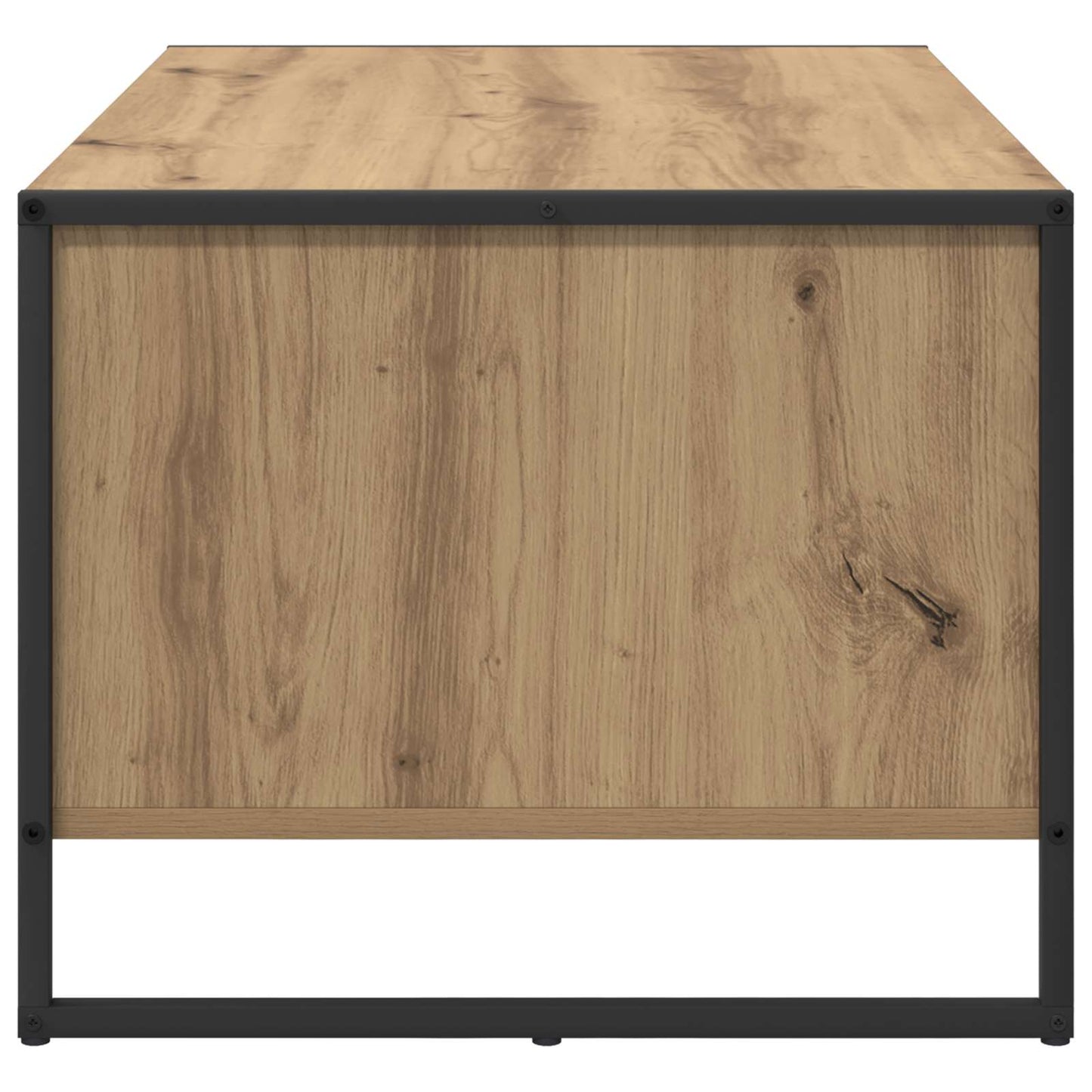 Salontafel Ambachtelijk eiken 80 x 50 x 40 cm Bewerkt hout