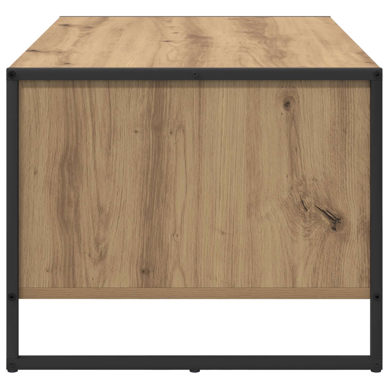 Salontafel Ambachtelijk eiken 80 x 50 x 40 cm Bewerkt hout