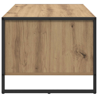 Salontafel Ambachtelijk eiken 80 x 50 x 40 cm Bewerkt hout