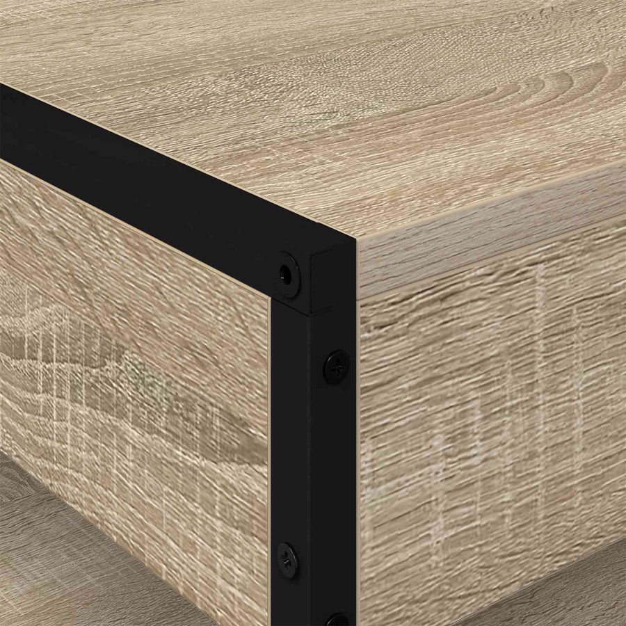 Salontafel Sonoma 80 x 50 x 40 cm Bewerkt hout
