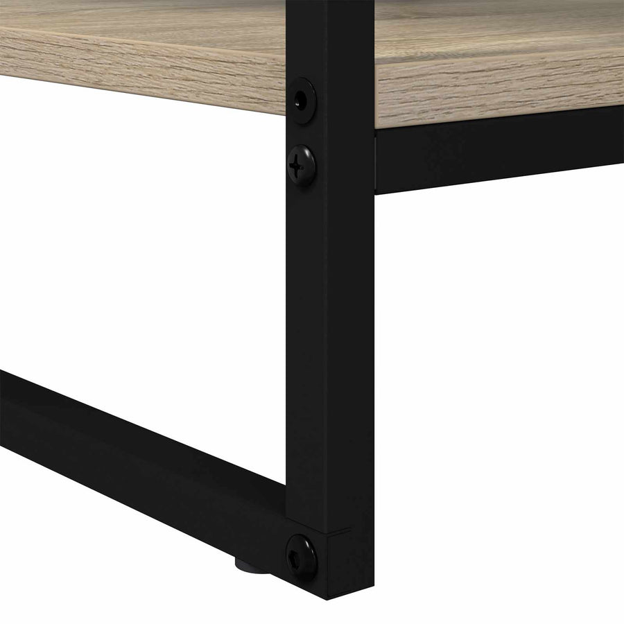 Salontafel Sonoma 80 x 50 x 40 cm Bewerkt hout