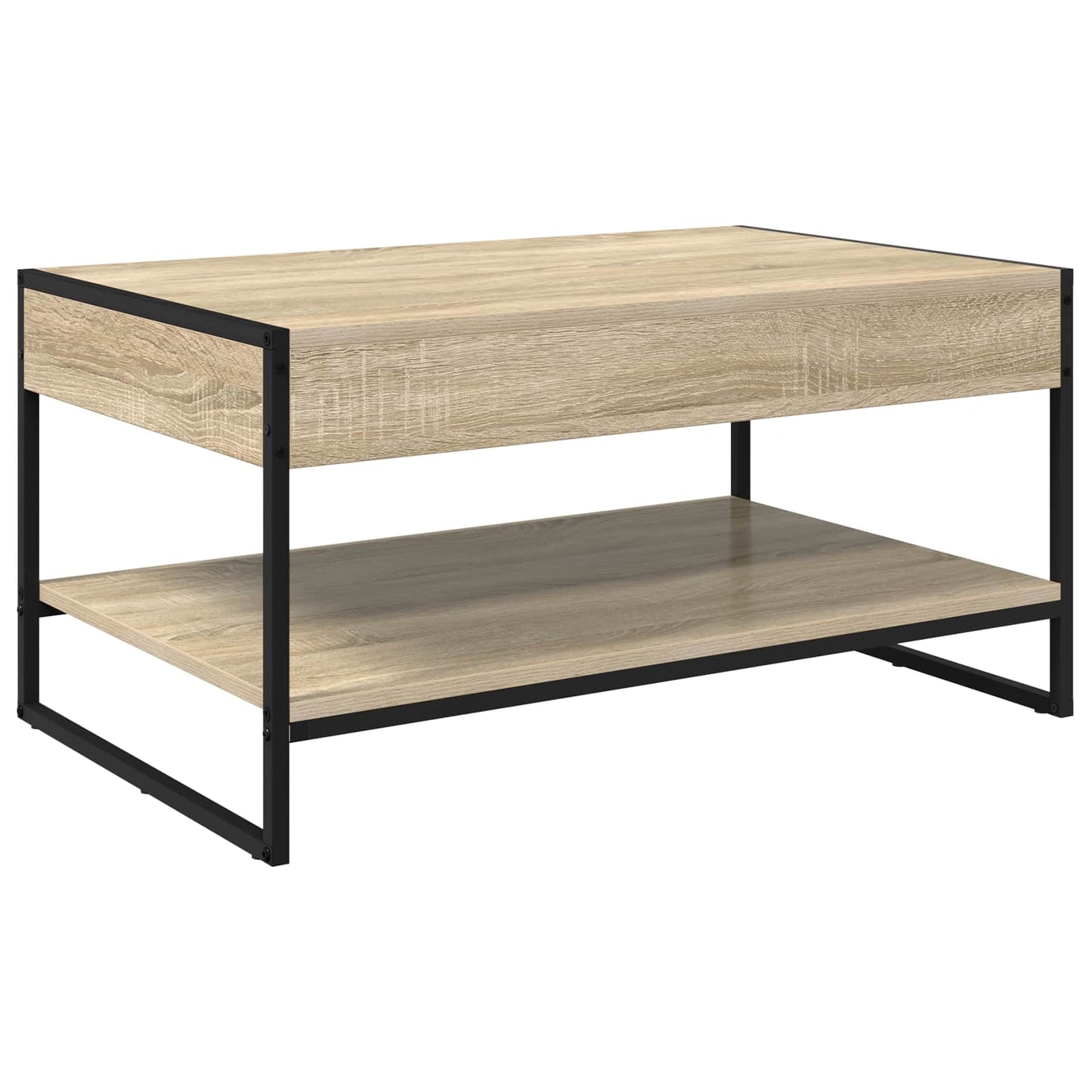 Salontafel Sonoma 80 x 50 x 40 cm Bewerkt hout