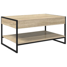 Salontafel Sonoma 80 x 50 x 40 cm Bewerkt hout