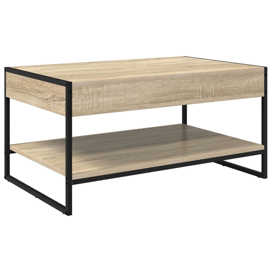 Salontafel Sonoma 80 x 50 x 40 cm Bewerkt hout