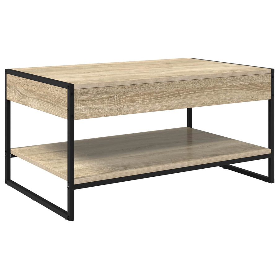 Salontafel Sonoma 80 x 50 x 40 cm Bewerkt hout
