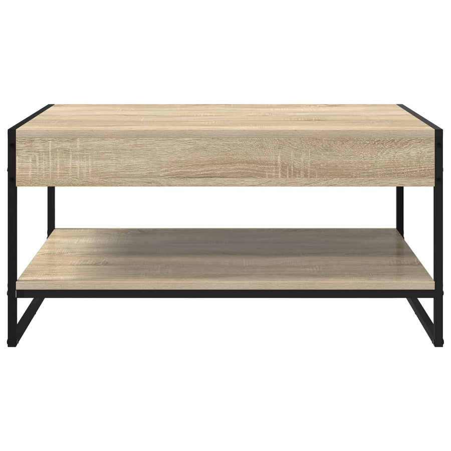 Salontafel Sonoma 80 x 50 x 40 cm Bewerkt hout