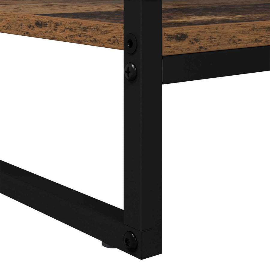Salontafel Oud Hout 80 x 50 x 40 cm Bewerkt hout