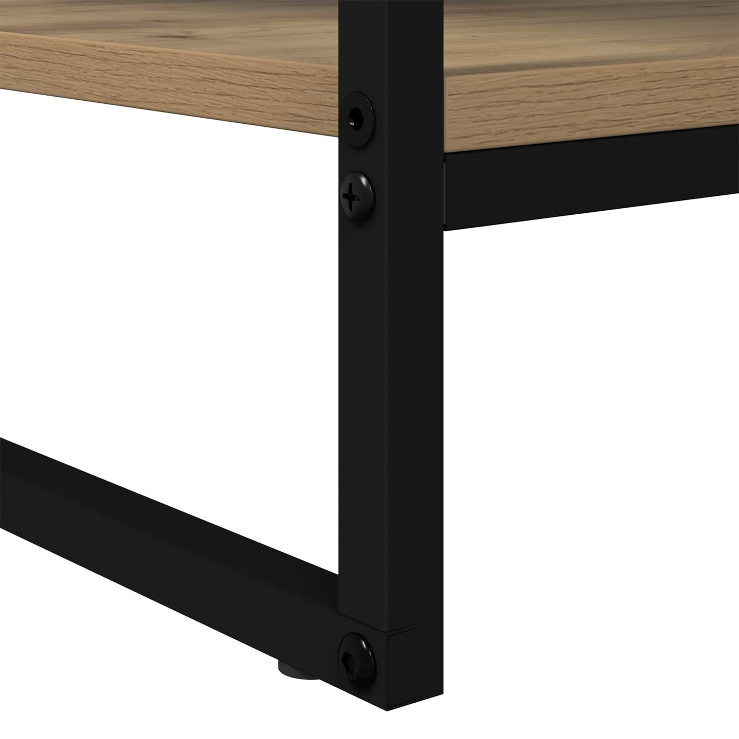 Salontafel Ambachtelijk eiken 80 x 50 x 40 cm Bewerkt hout