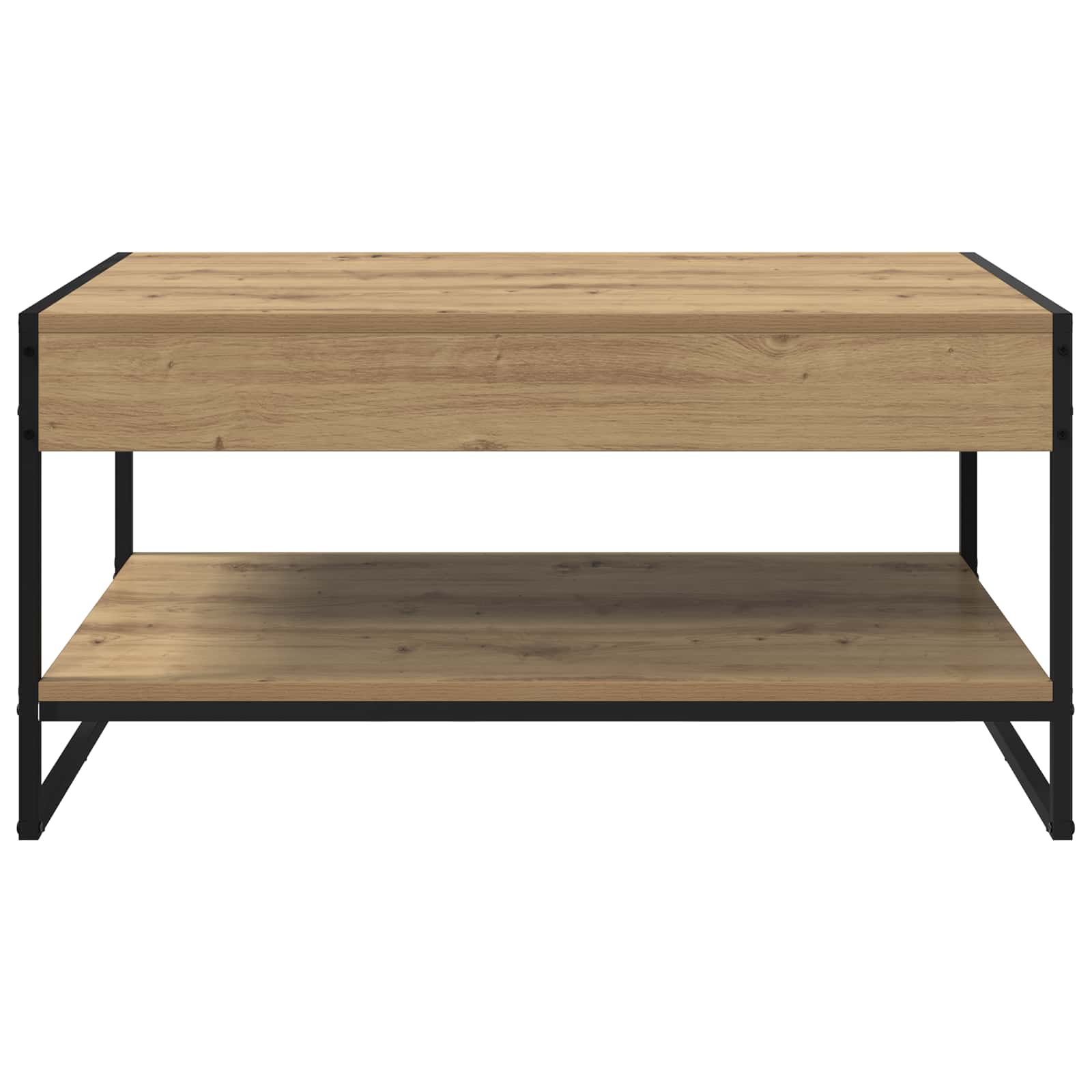 Salontafel Ambachtelijk eiken 80 x 50 x 40 cm Bewerkt hout