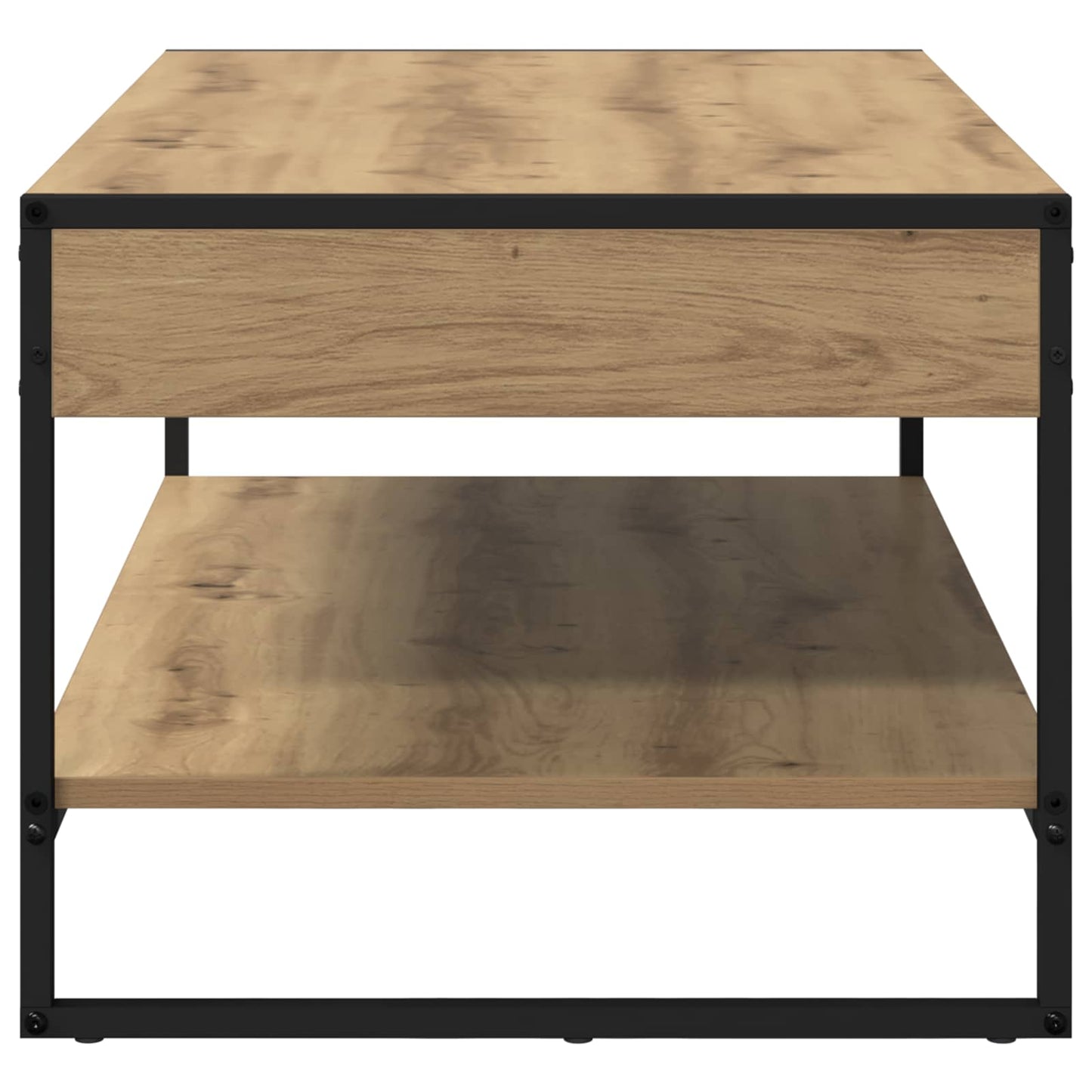 Salontafel Ambachtelijk eiken 80 x 50 x 40 cm Bewerkt hout