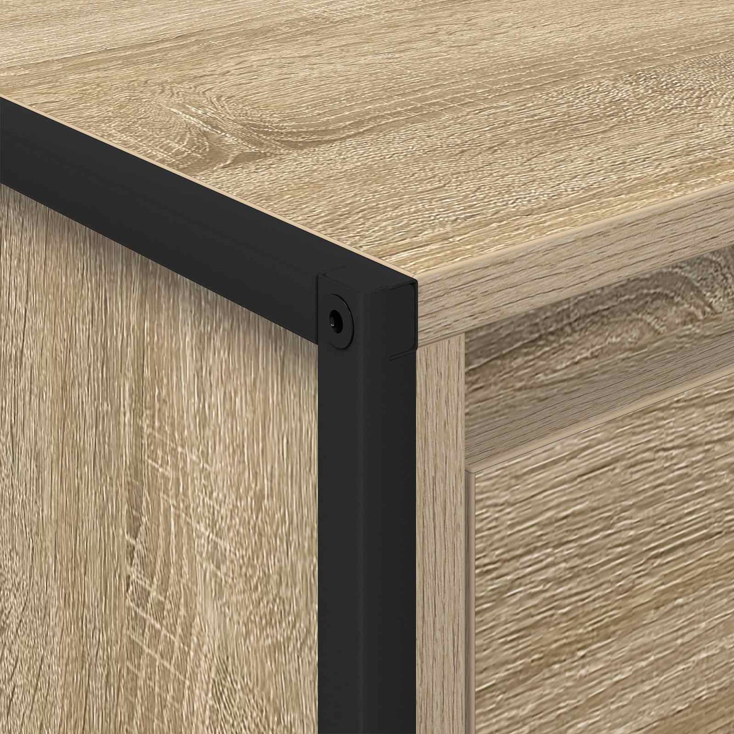 Salontafel met lade Sonoma 100 x 46 x 40 cm Bewerkt hout