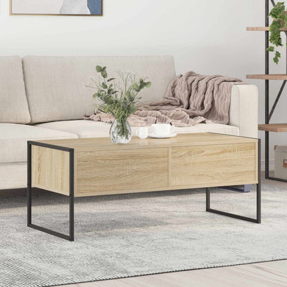 Salontafel met lade Sonoma 100 x 46 x 40 cm Bewerkt hout