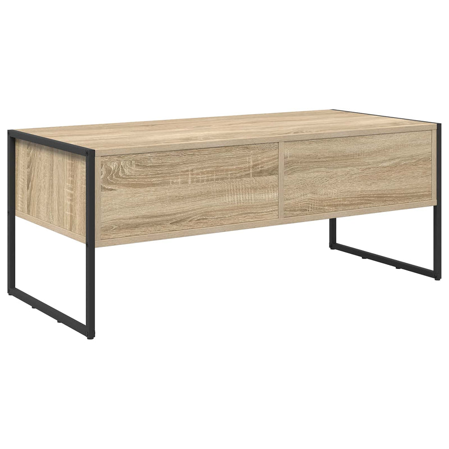 Salontafel met lade Sonoma 100 x 46 x 40 cm Bewerkt hout