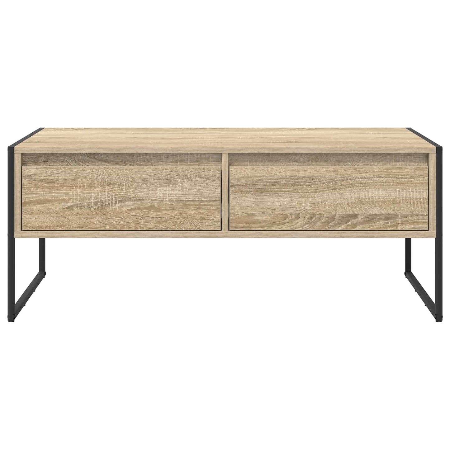 Salontafel met lade Sonoma 100 x 46 x 40 cm Bewerkt hout