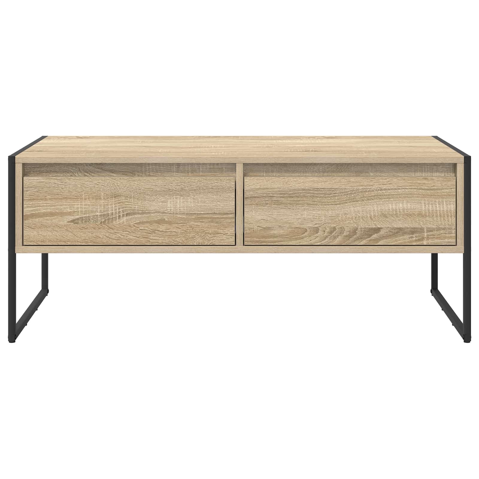 Salontafel met lade Sonoma 100 x 46 x 40 cm Bewerkt hout