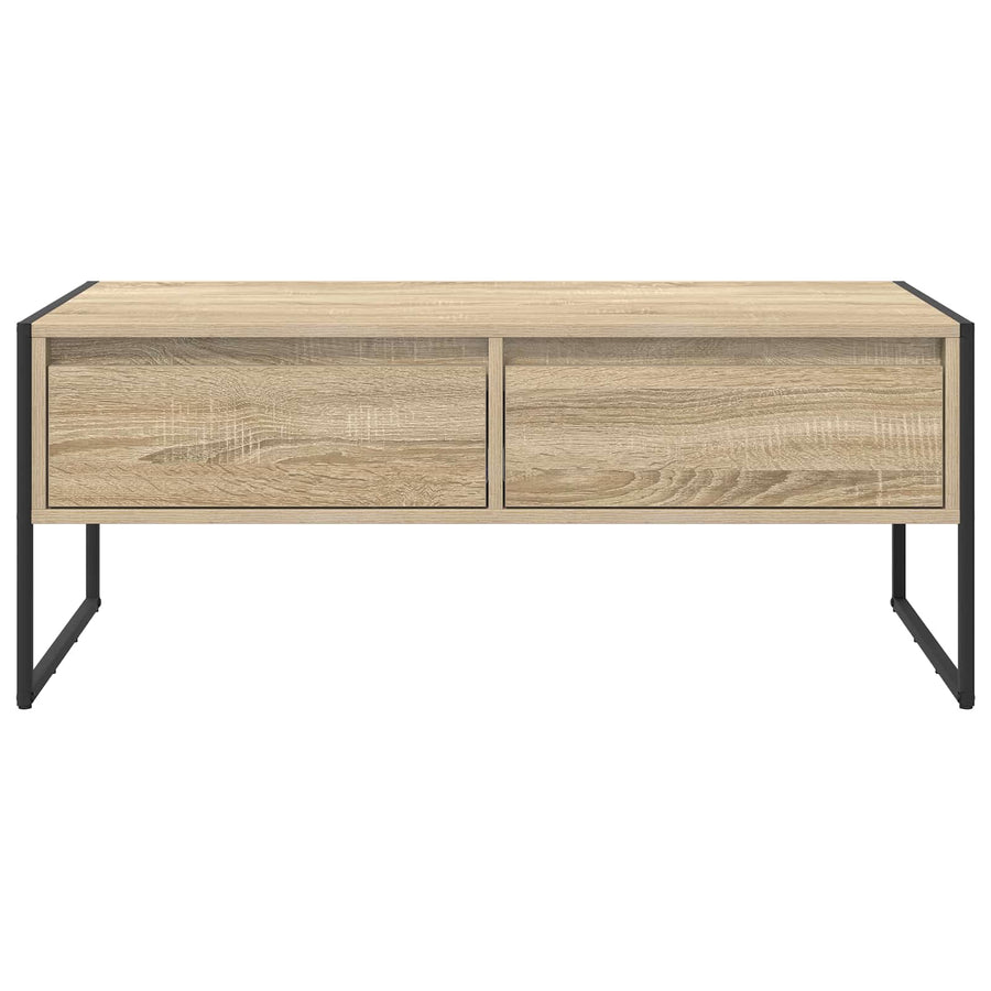 Salontafel met lade Sonoma 100 x 46 x 40 cm Bewerkt hout