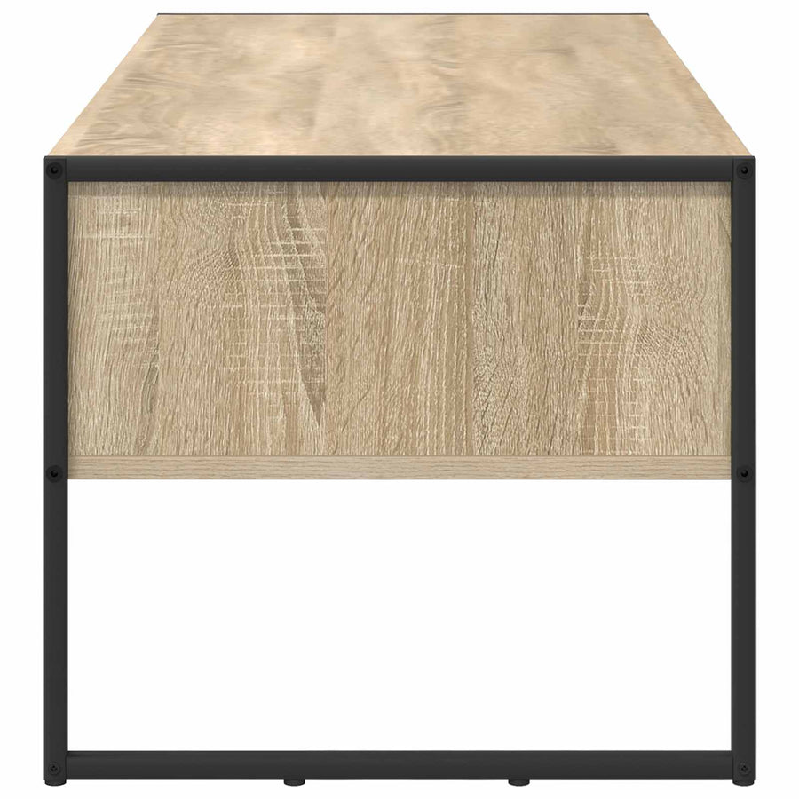Salontafel met lade Sonoma 100 x 46 x 40 cm Bewerkt hout