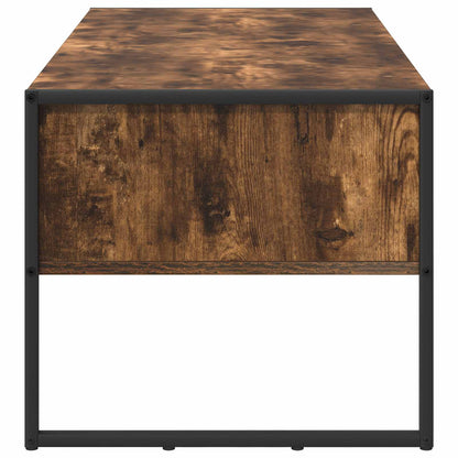Salontafel met lade Rook Eik 100 x 46 x 40 cm Bewerkt hout