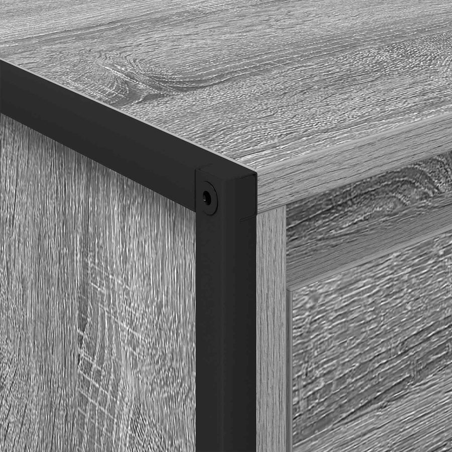 Salontafel met lade Grijs Sonoma 100 x 46 x 40 cm Bewerkt hout