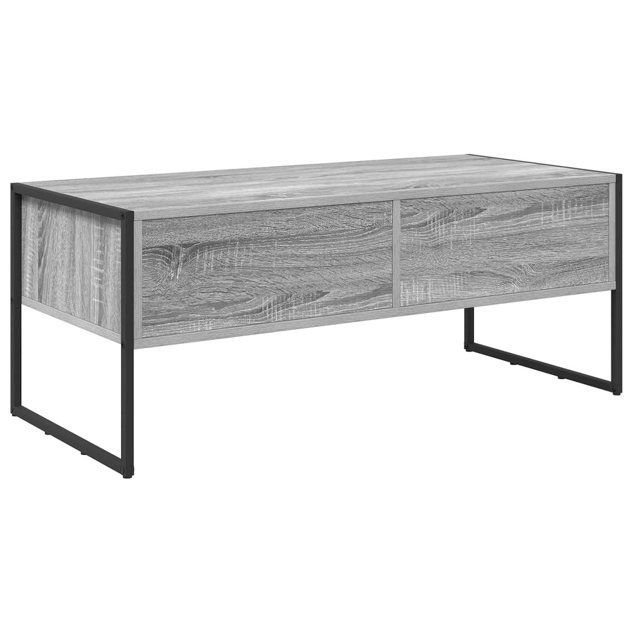 Salontafel met lade Grijs Sonoma 100 x 46 x 40 cm Bewerkt hout