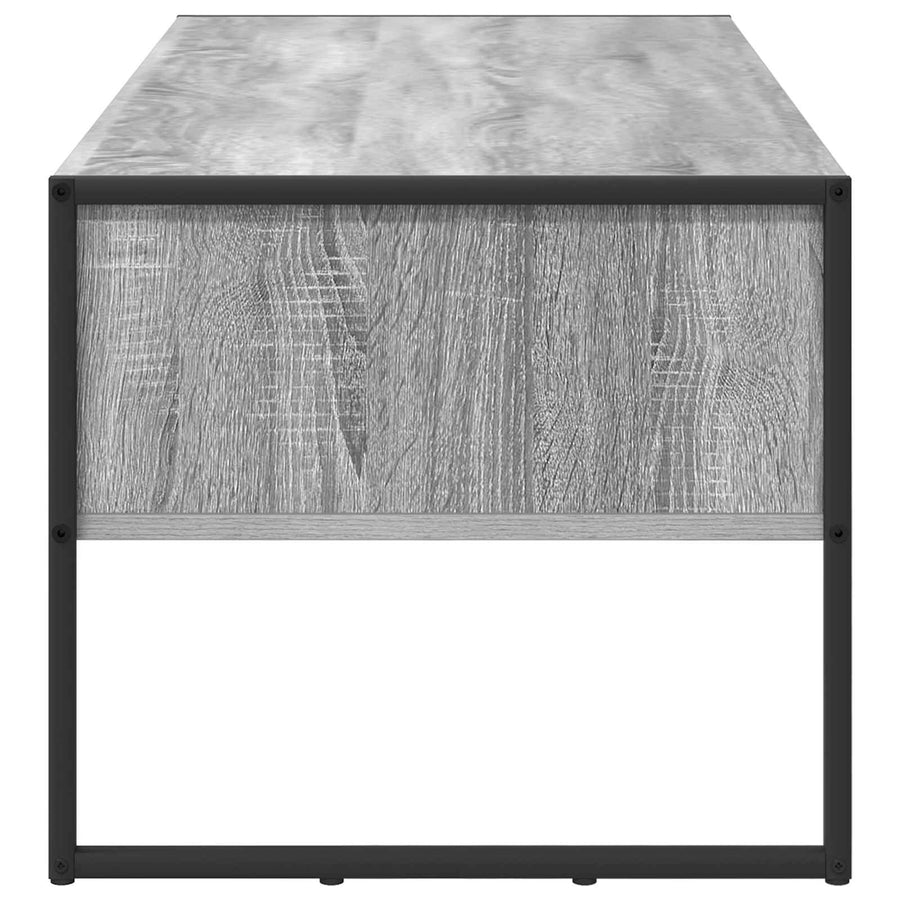 Salontafel met lade Grijs Sonoma 100 x 46 x 40 cm Bewerkt hout