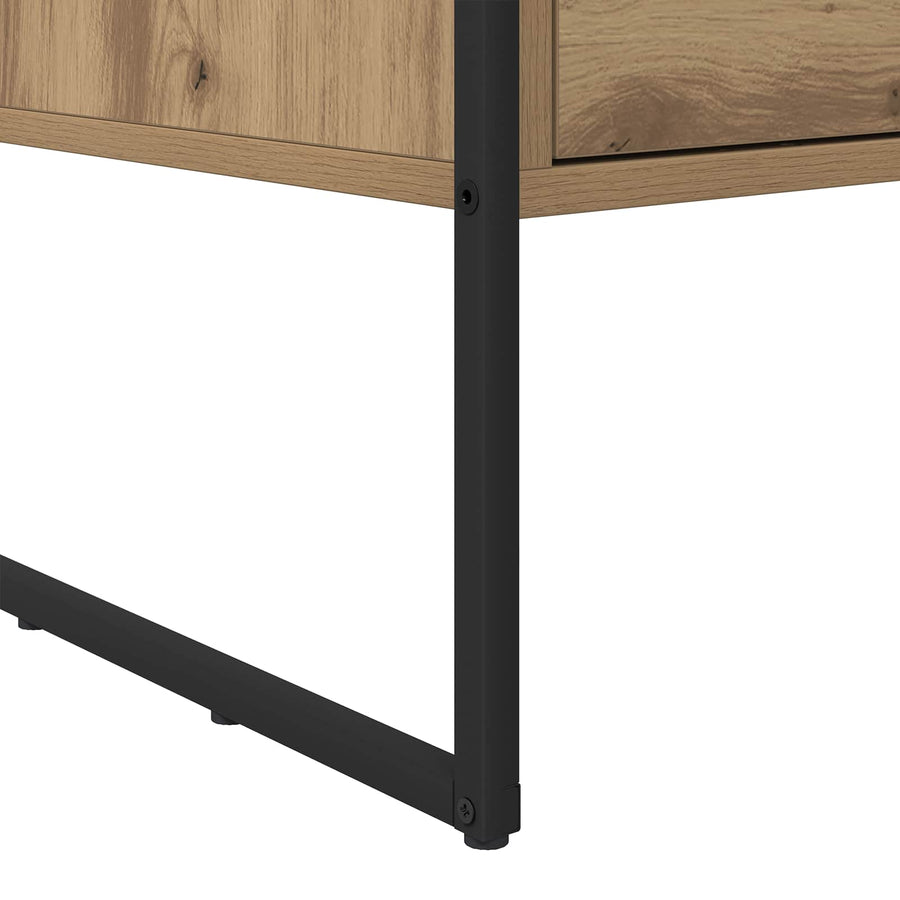 Salontafel Ambachtelijk eiken 100 x 46 x 40 cm Bewerkt hout