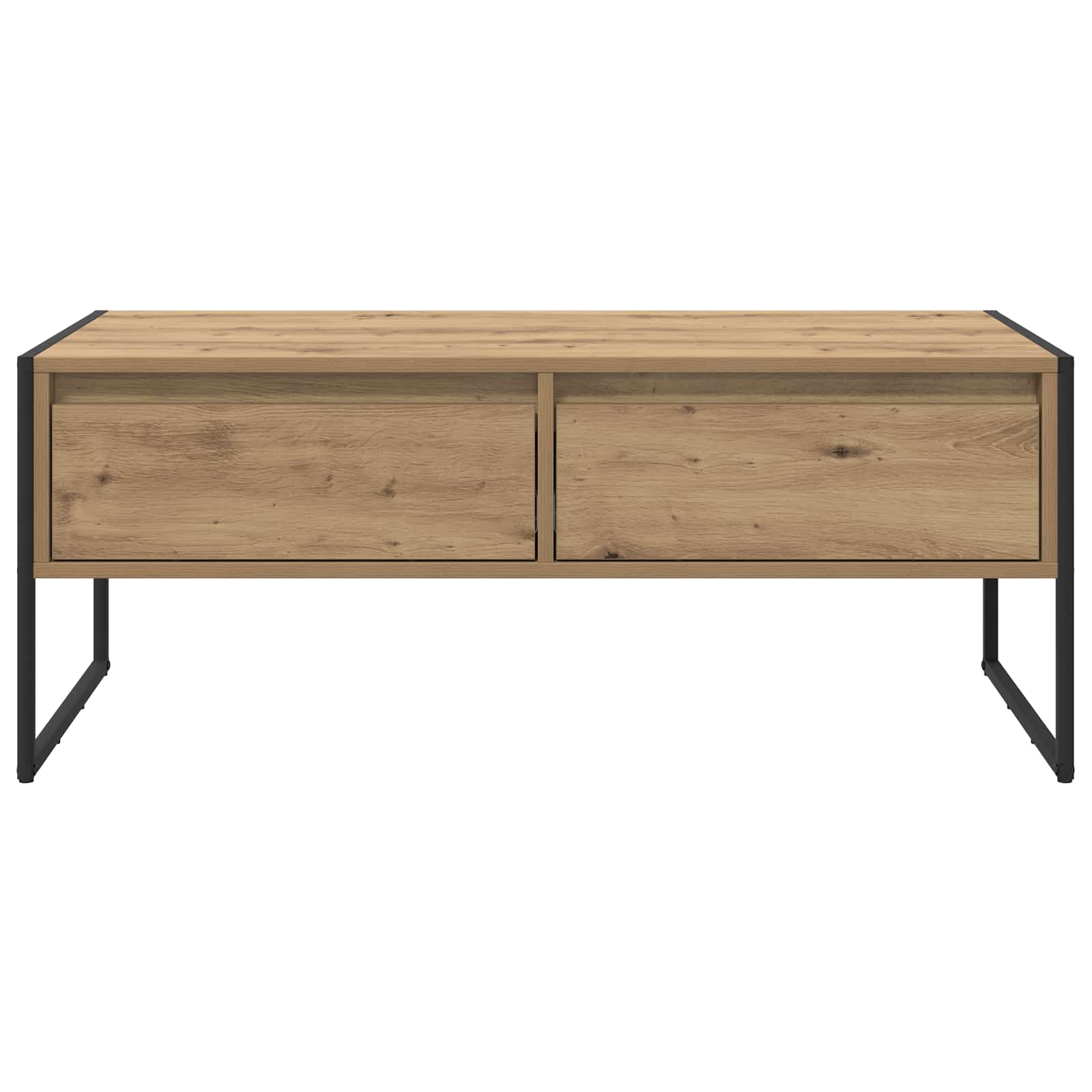 Salontafel Ambachtelijk eiken 100 x 46 x 40 cm Bewerkt hout
