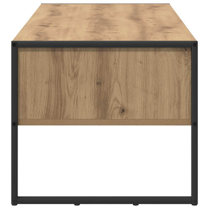 Salontafel Ambachtelijk eiken 100 x 46 x 40 cm Bewerkt hout