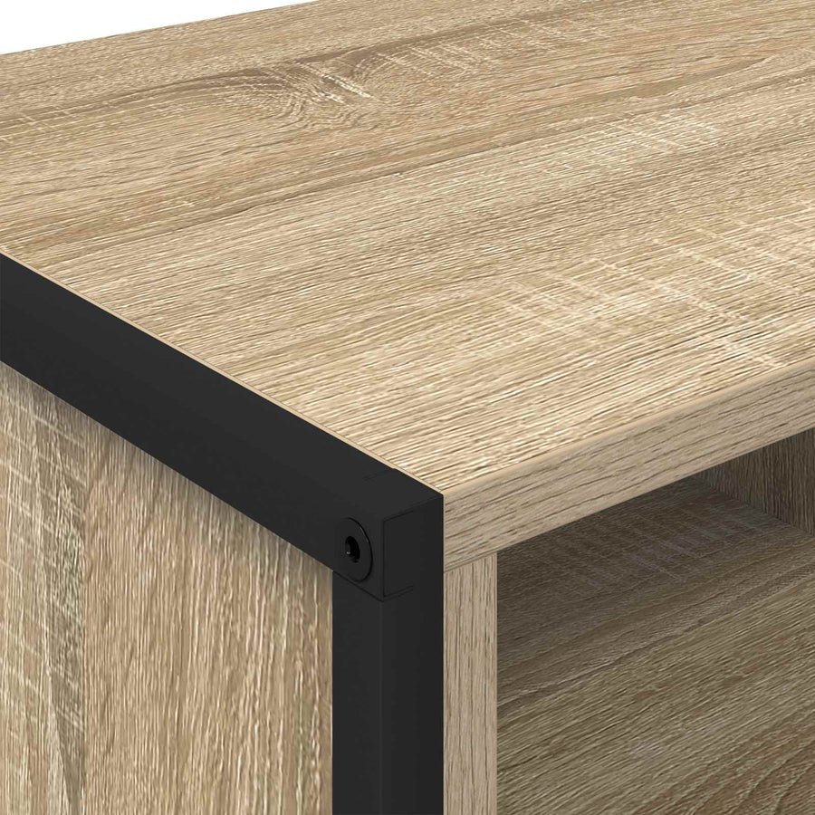 Schoenenkast met opslag Sonoma 60 x 35 x 44 cm Bewerkt hout