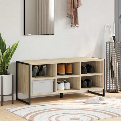 Schoenenkast met opslag Sonoma 60 x 35 x 44 cm Bewerkt hout
