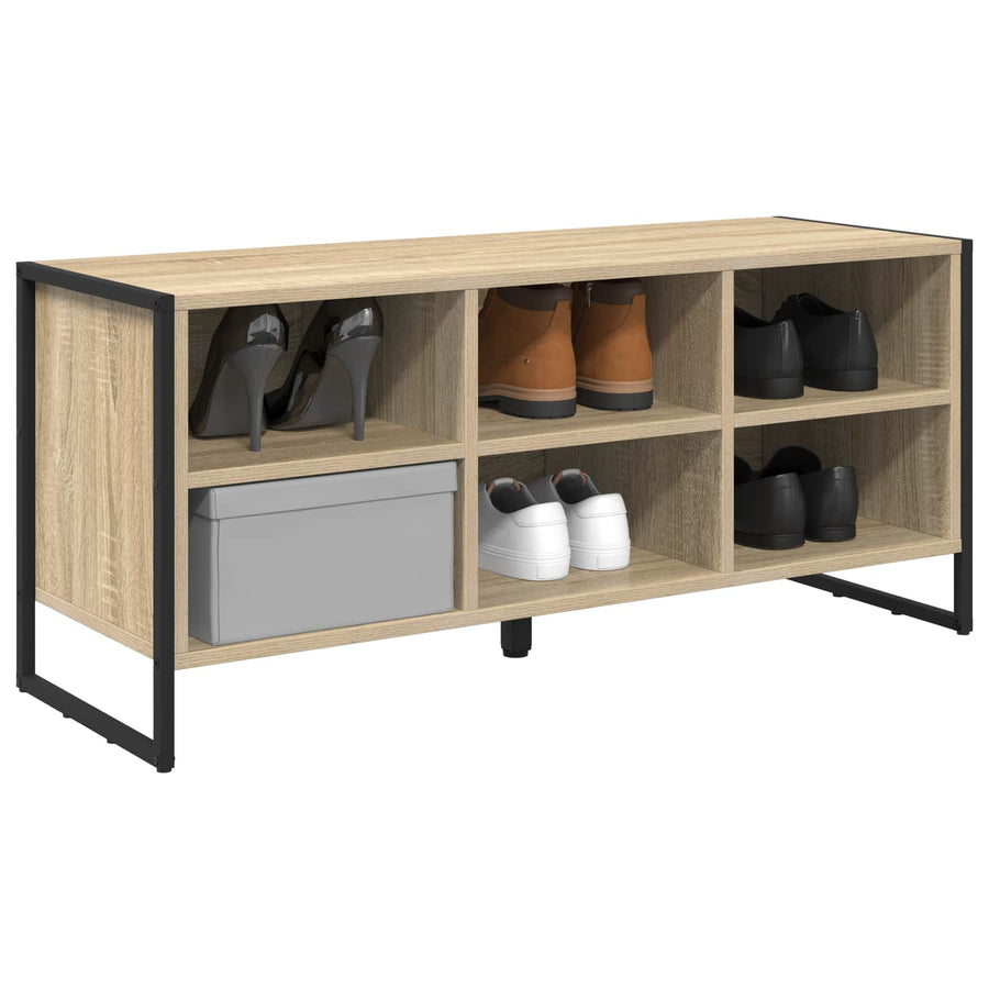 Schoenenkast met opslag Sonoma 60 x 35 x 44 cm Bewerkt hout