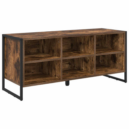 Schoenenkast met opslag Rook Eik 60 x 35 x 44 cm Bewerkt hout