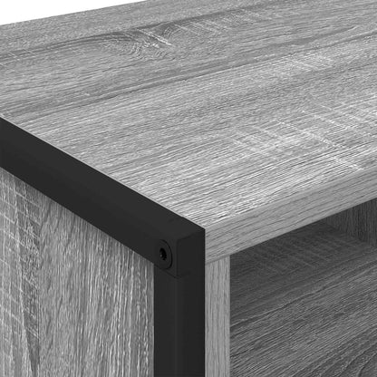 Schoenenkast Grijs Sonoma 60 x 35 x 44 cm Bewerkt hout