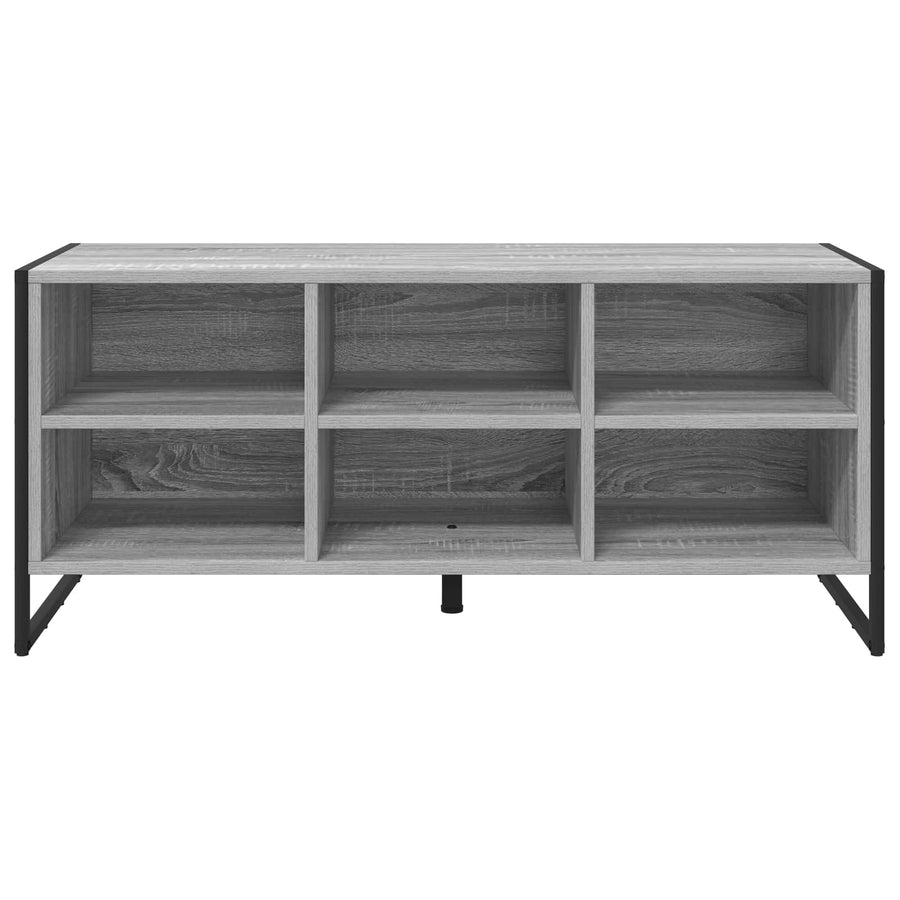 Schoenenkast Grijs Sonoma 60 x 35 x 44 cm Bewerkt hout