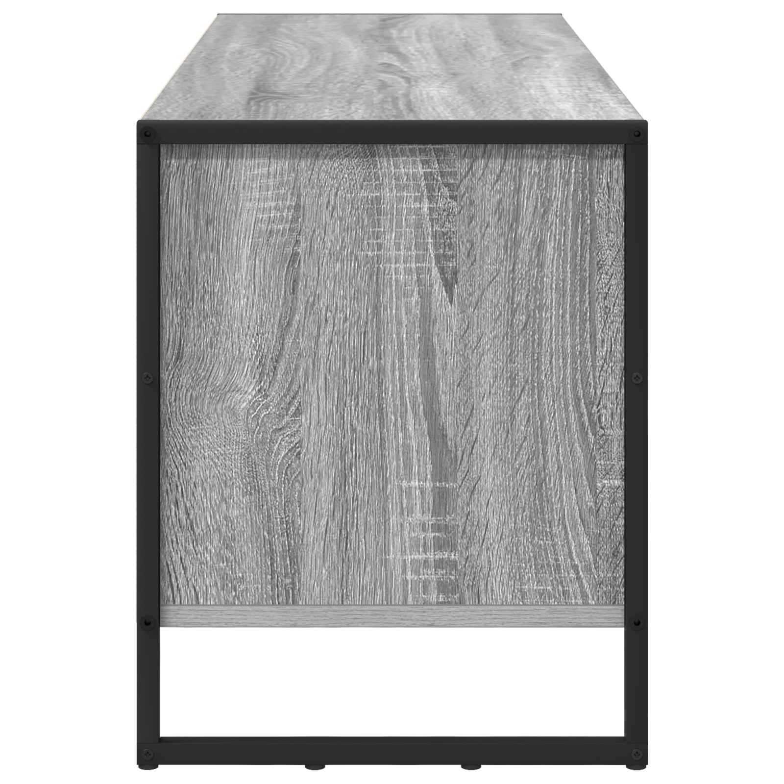 Schoenenkast Grijs Sonoma 60 x 35 x 44 cm Bewerkt hout
