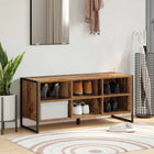 Schoenenkast 100x35x44 cm bewerkt hout oud hout