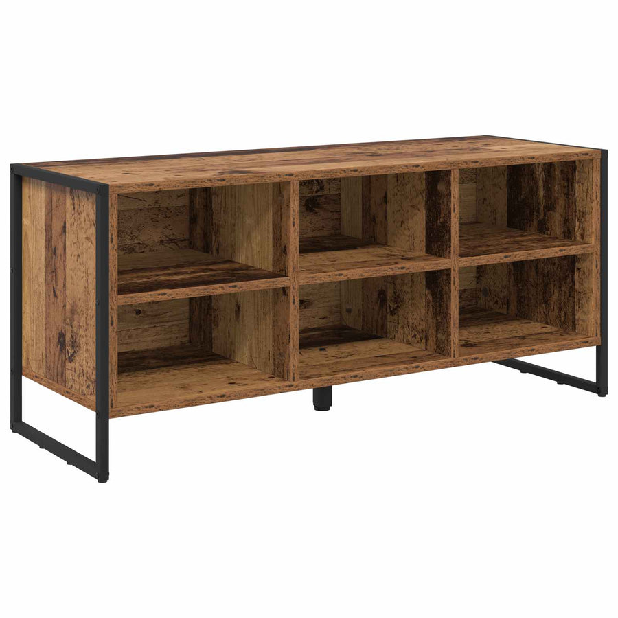 Schoenenkast met opslag Oud Hout 60 x 35 x 44 cm Bewerkt hout