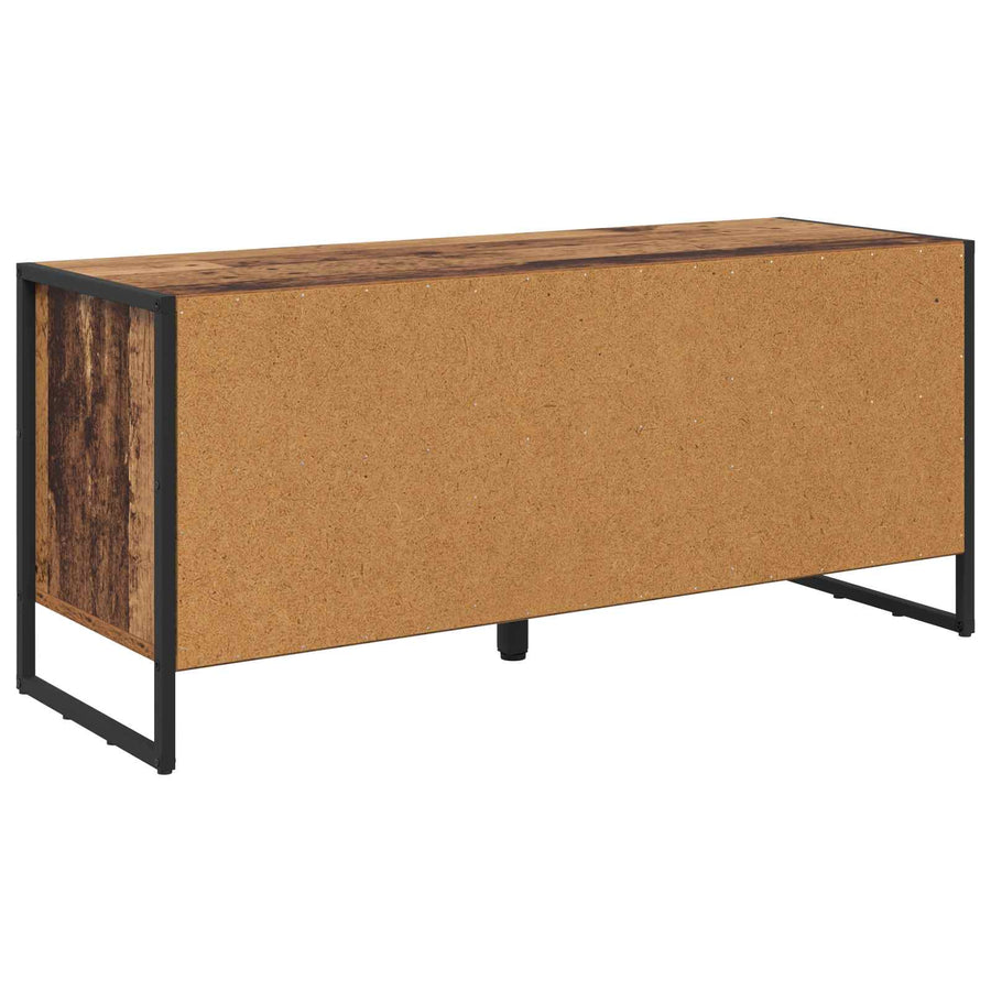 Schoenenkast met opslag Oud Hout 60 x 35 x 44 cm Bewerkt hout